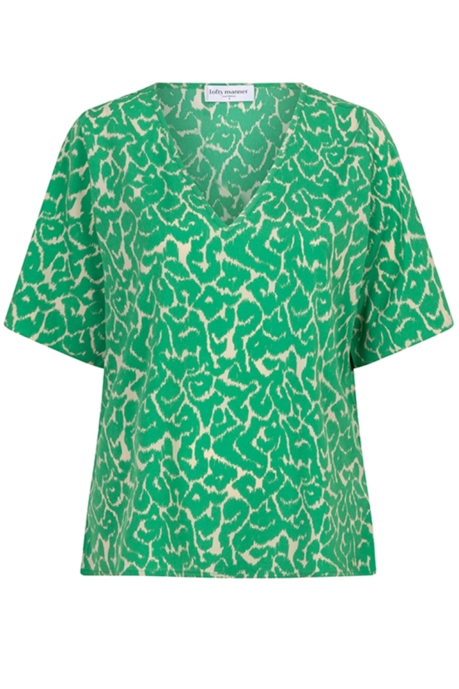 BLOUSE IGGY QD03 811 landscape print